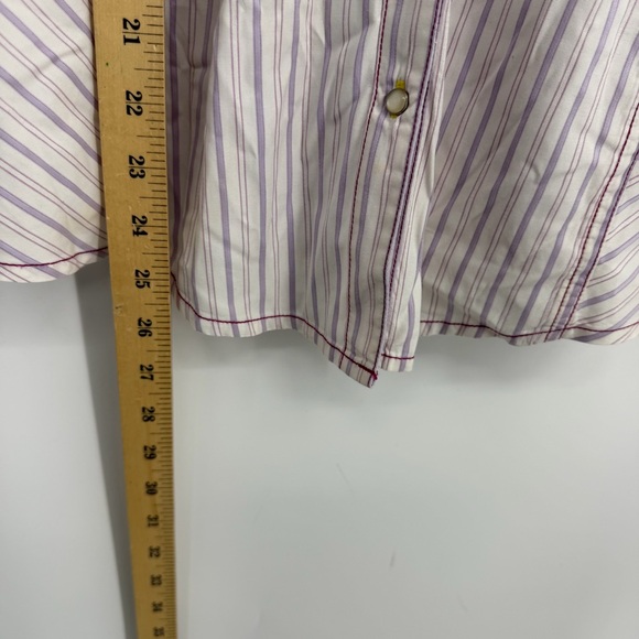 3J Workshop by Johnny Was Western-style shirt snap front sz L - Picture 7 of 8